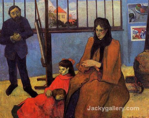 Schuffenecker Family by Paul Gauguin paintings reproduction